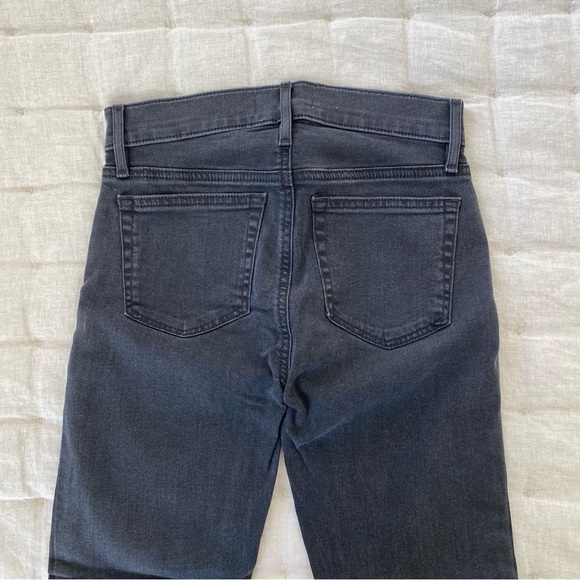 {LOFT} High Rise Skinny Tuxedo Stripe Jeans. - Picture 3 of 8